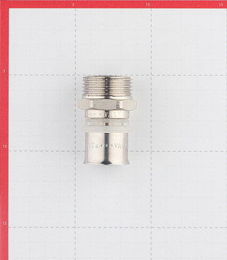 Соединитель прямой VALTEC (VTm.201.N.002606) 26(пресс) х 1 НР(ш)