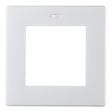 Рамка Simon 24 Harmonie одноместная алюминий (2400610-033)