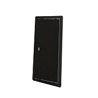 Люк ревизионный Центр Тагис ЛР пластиковый 150х200 мм врезной черный