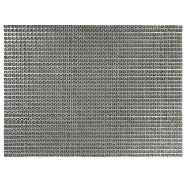 Коврик придверный щетинистый Альфа-Стиль 45х60 см грязезащитный серый металлик