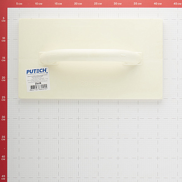 Терка пенополиуретановая Putech 360х200 мм гладкая с эргономичной ручкой