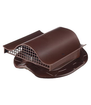 Аэратор Поливент КТВ-вентиль для готовой кровли из металлочерепицы коричневый RAL 8017