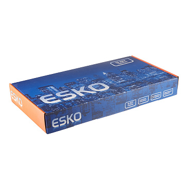 Смеситель для кухни Esko K15B черный с гибким изливом однорычажный (K51B)