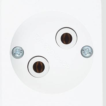 Удлинитель Makel 2 розетки 5 м ПВС 2х0,75 кв.мм 10 А 2,2 кВт белый (MGP104)