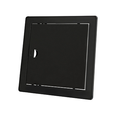 Люк ревизионный Центр Тагис ЛР пластиковый 200х200 мм врезной черный