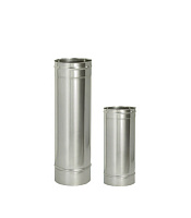 Дымоход Дымок d150 х 500 мм без изоляции AISI 439