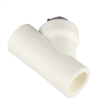 Фильтр полипропиленовый Valtec косой 25 мм В/В сетчатый (VTp.786.0.025)