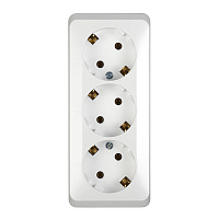 Розетка Systeme Electric Этюд накладная белая (PA16-011B)