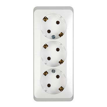 Розетка Systeme Electric Этюд накладная белая (PA16-011B)