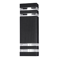 Светильник садово-парковый настенный Maytoni Unter den Linden черный E27 60 Вт IP54 (O578WL-02B)