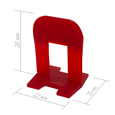 Система выравнивания плитки Plitonit 1,4 мм зажим ворота (100 шт.)