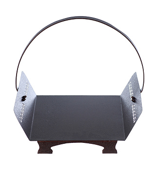 Дровница 111-ACP античная медь стальная