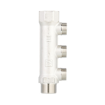 Коллектор Valtec 3/4 ВР(г) х 3 выхода 1/2 НР(ш) х 3/4 НР(ш) (VTc.500.N.0503)