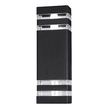 Светильник садово-парковый настенный Maytoni Unter den Linden черный E27 60 Вт IP54 (O578WL-02B)