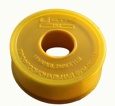 Лента ФУМ СТМ 19 мм 15 м для газа