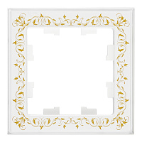 Рамка Systeme Electric AtlasDesign Art одноместная белая (ATN200101)