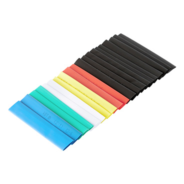 Трубка термоусадочная КВТ Колорит ТНТ нг 12/6 мм 100 мм 6 цветов (20 шт.)