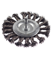 Кордщетка для дрели Практика витая жесткая радиальная d100 мм (242-885)