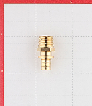 Соединитель прямой Stout 16 мм х 1/2 НР(ш) латунный (SFA-0001-001612)