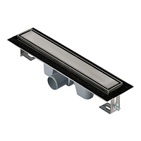 Лоток душевой АНИ пласт Мол с комбинированным затвором 62х450 мм d50 мм цельнометаллический (TLZ2045)