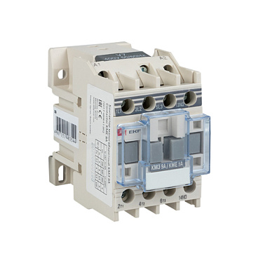 Контактор малогабаритный EKF PROxima КМЭ 220 В 9 А тип AC 1НО (ctr-s-9-220)