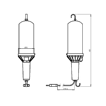 Светильник переносной Svet Фокус 2202 НРБ 01-60-001 E27 220 В 5 м IP20 (1803-00011/3251)