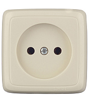 Розетка Hegel Alfa накладная слоновая кость (РА16-103-01)