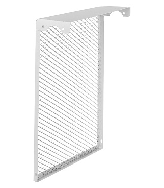 Экран декоративный металлический Evecs ДМЭР 610х490 мм белый 5-ти секционный