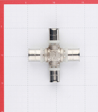 Крестовина VALTEC (VTm.241.N.201620) 20(пресс) х 16(пресс) х 20(пресс) х 16(пресс)