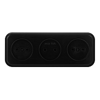 Розетка Svet накладная черная (0215-00691)