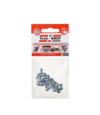 Винт оцинкованный M4x8 мм DIN 7985 полукруглая головка (20 шт.)