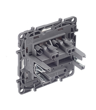 Выключатель Legrand Etika двухклавишный встраиваемый белый (672202)