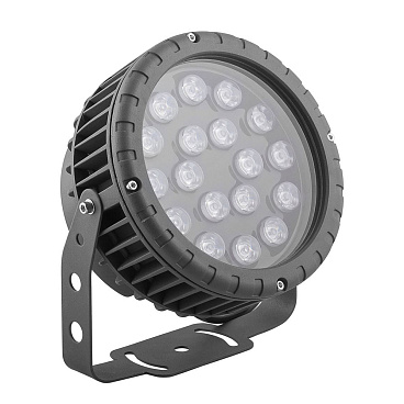 Светильник светодиодный садово-парковый Feron металлик 230 мм 2700К 18 Вт IP65 (32143)