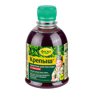 Удобрение органоминеральное жидкое для рассады Крепыш Фаско 0,25 л