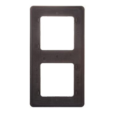 Рамка Legrand Inspiria двухместная антрацит (673943)