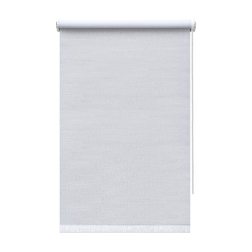 Рулонная штора блэкаут 60х160 см Decofest Каролина белая