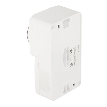 Блок переключатель и розетка Systeme Electric Этюд одноклавишный накладной белый (BPA16-246B)