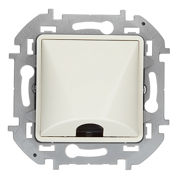 Вывод кабеля Legrand Inspiria встраиваемый слоновая кость (673891)