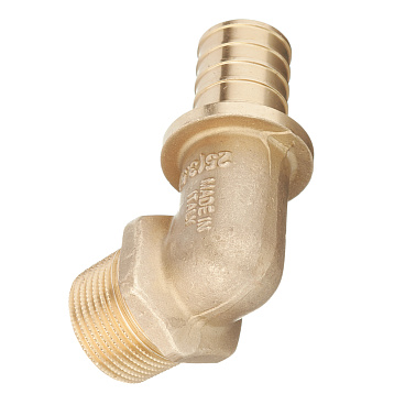 Угол Stout 25 мм х 3/4 НР(ш) латунный (SFA-0005-002534)