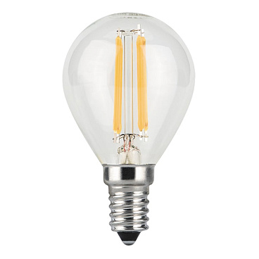 Лампа светодиодная филаментная Gauss E14  4100К 9 Вт 150-265 В шар прозрачная (10 шт.)