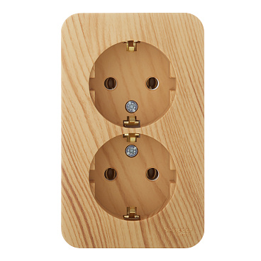 Розетка Systeme Electric Blanca накладная ясень (BLNRA010215)