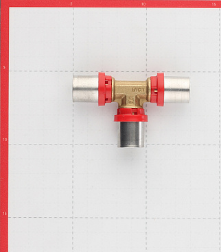 Тройник Tiemme 16(пресс) х 16(пресс) х 16(пресс)