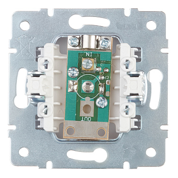 Розетка телевизионная Lezard Karina встраиваемая белая (707-0288-130)