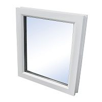 Пластиковое окно VEKA WHS Halo 60 600х600 мм 1 створка глухая однокамерное