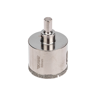 Коронка алмазная Kranz (KR-92-0014) по стеклу/керамике/керамограниту d50 мм