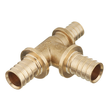 Тройник Stout 25 х 25 х 20 мм латунный (SFA-0014-252520)