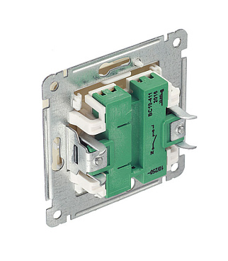Выключатель Hegel Master одноклавишный встраиваемый слоновая кость (ВС10-411-01)