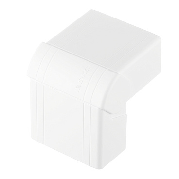Угол внешний изменяемый для кабель-канала DKC 80х40 мм белый (01708)