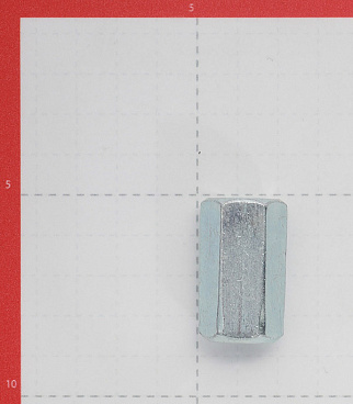 Гайка соединительная оцинкованная М12 х36 мм DIN 6334 (1 шт.)