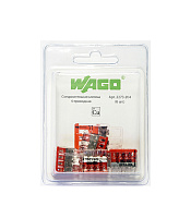 Клемма на 4 провода Wago 2273-204 0,5-2,5 кв.мм самозажимная без пасты (6 шт.) (2567/2273-204)
